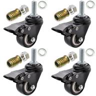 🔒 markless locking polyurethane casters: dstfuy product review and buying guide logo