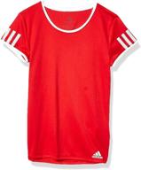 👚 стильная и комфортная футболка для тенниса adidas girls' club для активных игроков логотип