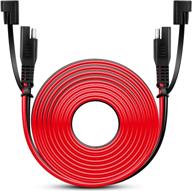 nilight 50037r 12ft 16awg удлинительный кабель постоянного тока с быстрым соединением/отсоединением разъема sae, проводной комплект 12v-24v и защитной крышкой от пыли | 2 года гарантии логотип