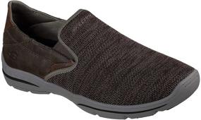 img 1 attached to 👞 Skechers Harper Merson Driving Loafer Shoes for Men - Medium Fit