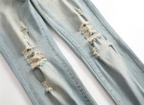 img 2 attached to IA ROD CA Destroyed Distressed Boys' Jeans: Embrace the Edgy Style