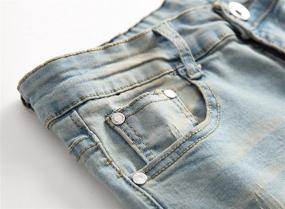 img 1 attached to IA ROD CA Destroyed Distressed Boys' Jeans: Embrace the Edgy Style