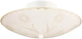 img 2 attached to 💡 Stylishly Illuminate Any Space with Design House 501619 2 Light Ceiling Light, White