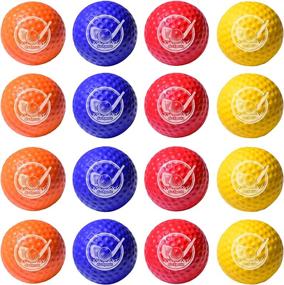 img 4 attached to 🏌️ GoSports Foam Golf Practice Balls - Authentic Feel and Controlled Flight - Soft for Effective Indoor or Outdoor Training - Select from 16 Pack or 64 Pack