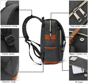 img 1 attached to UGRACE Slim Business Laptop Backpack Casual Daypacks School Shoulder Bag For Men Women