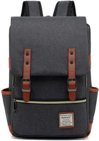 img 4 attached to UGRACE Slim Business Laptop Backpack Casual Daypacks School Shoulder Bag For Men Women