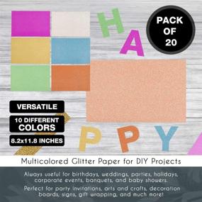 img 1 attached to Cardstock Multicolored Wrapping Decorations Scrapbook