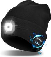 🎧 etsfmoa unisex bluetooth beanie hat with light & wireless headphones - perfect gifts for men and dads logo