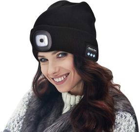 img 3 attached to 🎧 Etsfmoa Unisex Bluetooth Beanie Hat with Light & Wireless Headphones - Perfect Gifts for Men and Dads