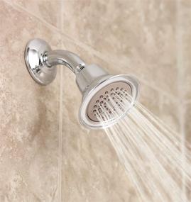 img 2 attached to 🚿 Moen 6303EP Collection Eco-Performance Shower Head, Chrome, 3.5-Inch with Single Function