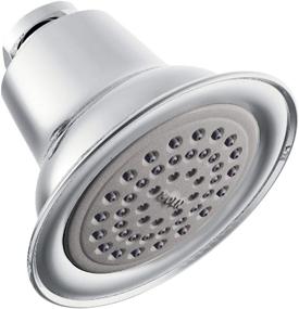 img 4 attached to 🚿 Moen 6303EP Collection Eco-Performance Shower Head, Chrome, 3.5-Inch with Single Function