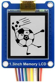 img 1 attached to 1.3-inch Black/White Dual-Color LCD Display: 144x168 Resolution, SPI 📺 Interface, Low Power, Embedded Memory, High Visibility in Strong Light