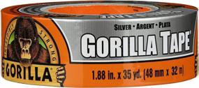 img 1 attached to 🦍 Gorilla Silver Duct Tape, 1.88" x 35 yd, Silver - Strong Adhesive Tape for Repairs - Pack of 1, TV205986