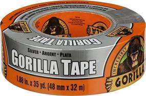 img 2 attached to 🦍 Gorilla Silver Duct Tape, 1.88" x 35 yd, Silver - Strong Adhesive Tape for Repairs - Pack of 1, TV205986