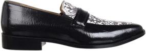 img 3 attached to Liberty Leather Padded Footbed Tassels Boys' Shoes in Loafers