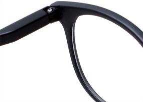 img 1 attached to 👓 Kerecsen 5 Pairs Retro Round Frame Reading Glasses: Stylish & Comfortable Large Readers with Spring Hinge