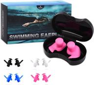 🏊 sebelzy swimming ear plugs: stay protected with multi-color comfort logo