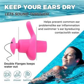 img 2 attached to 🏊 SEBELZY Swimming Ear Plugs: Stay Protected with Multi-Color Comfort