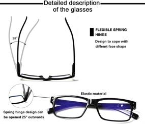 img 2 attached to Reading Glasses Lightweight Blocking Eyeglasses