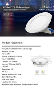 img 3 attached to Mi Light Recessed Downlight Controlled Smartphone Industrial Electrical