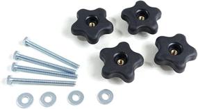 img 3 attached to 🔧 POWERTEC 71070 Hex Bolt Knob Kits: Perfect for 1/4" and Universal T-Track, Pack of 4 kits (12 Total Pieces)