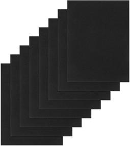 img 2 attached to Versatile 50 Sheets of 3mm Craft Foam - Black EVA Foam Paper in 8x12 Inches - Ideal for Collages, Scrapbooks, Kids Classroom, Parties, Artwork, and DIY Projects