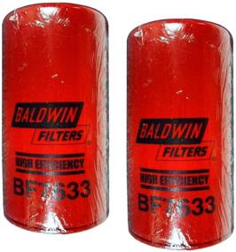 img 1 attached to 🚛 Baldwin BF7633 Heavy Duty Diesel Fuel Spin-On Filter - 2 Pack
