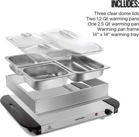 img 2 attached to 🔥 Efficiently Warm With Chefman Electric Buffet Server: The Perfect Solution for Your Food Buffets