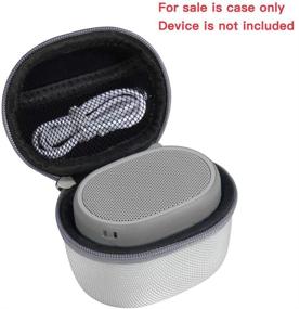 img 2 attached to Чехол Hermitshell для путешествий подходит для портативной компактной Bluetooth-колонки Sony XB01 (серый)