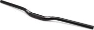 🚵 bw mountain bike riser handlebar – versatile width and rise options – sleek matte black logo