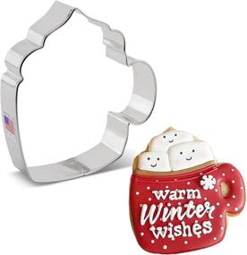 img 4 attached to 🍪 Кружка для кофе от пекарни Flour Box Bakery, от Ann Clark Cookie Cutters, 4 дюйма.