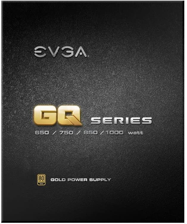 EVGA 850 GQ, 80+ GOLD 850W, Semi Modular, EVGA ECO Mode, 5 Year Warranty,  Power Supply 210-GQ-0850-V1,Black