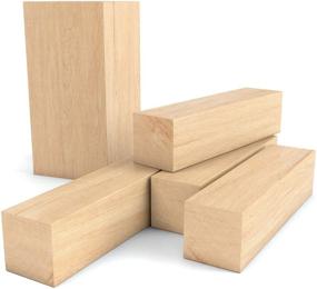 img 3 attached to 🌳 Arteza Basswood Carving Blocks Set - 5 Pieces for Carving, Crafting, and Whittling