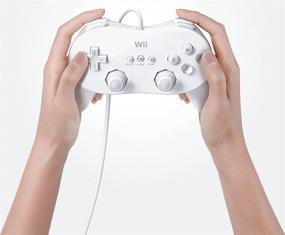 img 2 attached to 🎮 Wii Classic Controller Pro - White: Improved Product for Enhanced Gaming Experience!