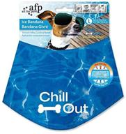 🐾 stay cool in summer with all for paws chill out dog ice bandana - instant cooling pet scarf for dogs and cats logo