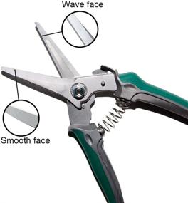 img 1 attached to 🐴 DEEALL 8-Inch Goat and Horse Hoof Trimmer: Floral Trimming Shear with Serrated Blades for Efficient Care