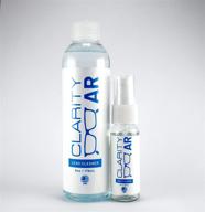 👓 1oz ar lens cleaner spray + 6oz refill bottle, professional lens cleaning spray for anti-reflective & water resistant lenses logo