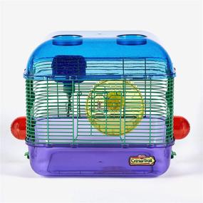 img 3 attached to 🐹 Kaytee Multicolor Small Critter Trail Begin and Connect Habitat - perfect for Hamsters