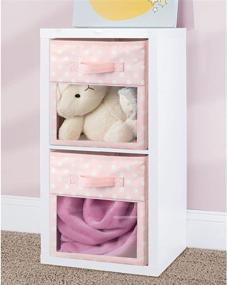img 2 attached to 🏠 Easy View Kids' Home Store MDesign Fabric Storage Organizer