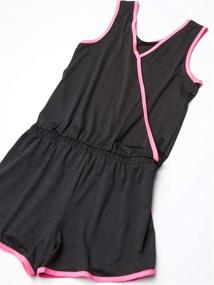 img 2 attached to PUMA Girls Romper Black Heather