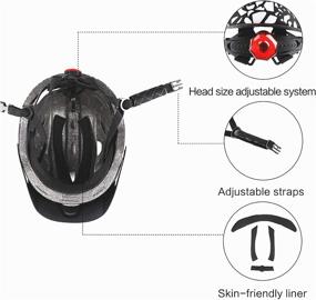 img 1 attached to 🚲 CPSC Certified Kids Youth Bike Helmet: Adjustable for Boys and Girls, Ideal for Children to Teens, Suitable for Bicycles and Scooters, 50-57 cm