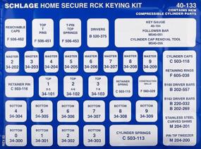 img 1 attached to 🔒 Schlage 40 133 Home Security Keying Solution