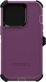 img 1 attached to OtterBox Defender Series SCREENLESS Edition Case For IPhone 13 Pro (ONLY) - Happy Purple