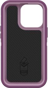 img 3 attached to OtterBox Defender Series SCREENLESS Edition Case For IPhone 13 Pro (ONLY) - Happy Purple