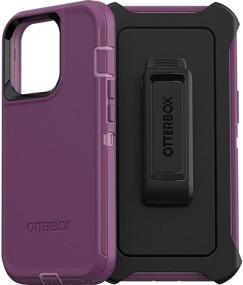 img 4 attached to OtterBox Defender Series SCREENLESS Edition Case For IPhone 13 Pro (ONLY) - Happy Purple
