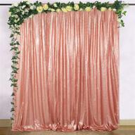 📸 shinybeauty sequin backdrop 4ftx6ft - blush pink photography backdrop for weddings, parties, photo booths, birthdays, christmas, proms, and events - 48in x 72in logo