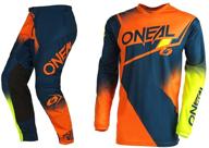 однотонная оранжевая майка oneal element racewear логотип