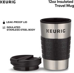 img 2 attached to ☕️ Keurig Stainless Steel Travel Mug for K-Cup Pod Coffee Maker: Convenient and Durable (1 Count)