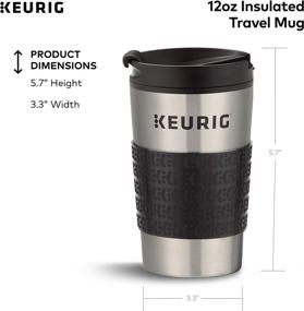 img 3 attached to ☕️ Keurig Stainless Steel Travel Mug for K-Cup Pod Coffee Maker: Convenient and Durable (1 Count)