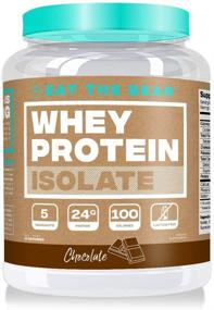 img 4 attached to 🍫 Eat the Bear Whey Protein Isolate 2 lbs (Chocolate) - High-Quality Protein Powder!